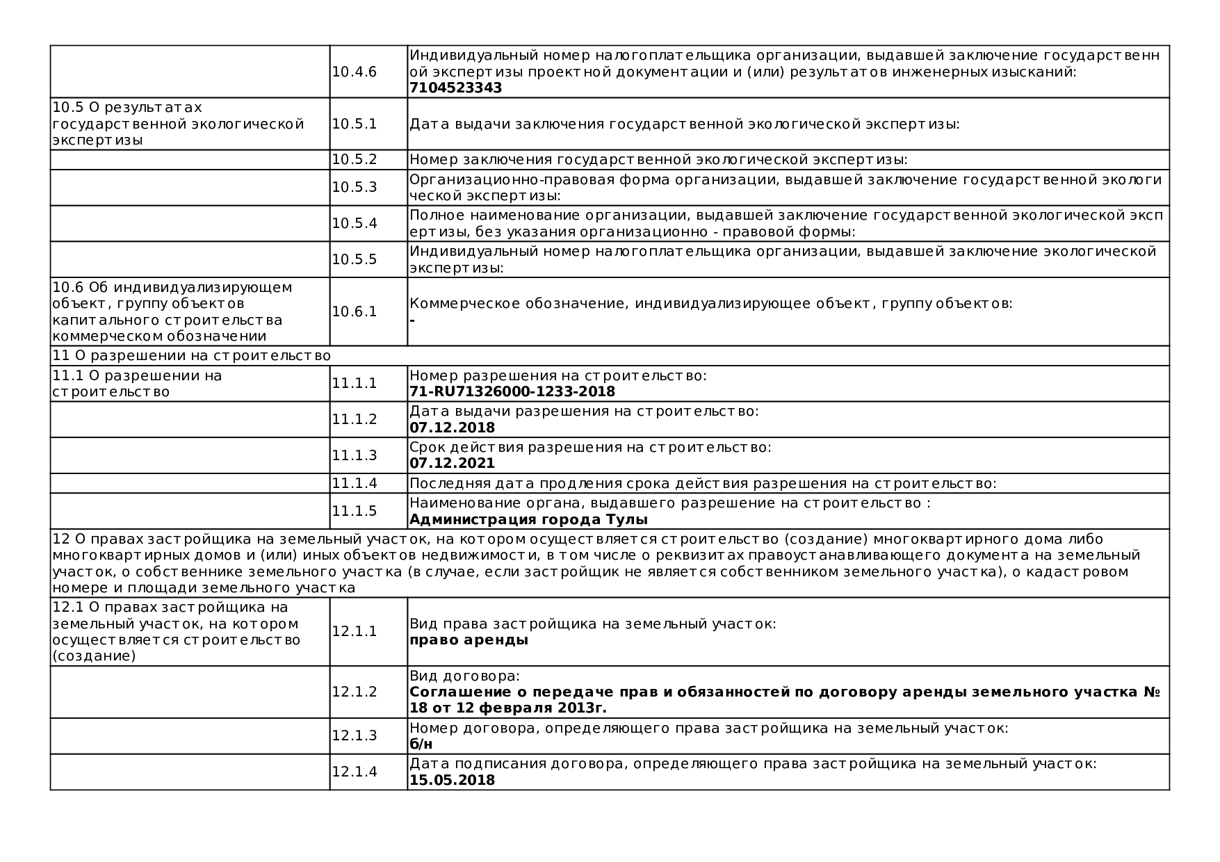 Проектная документация